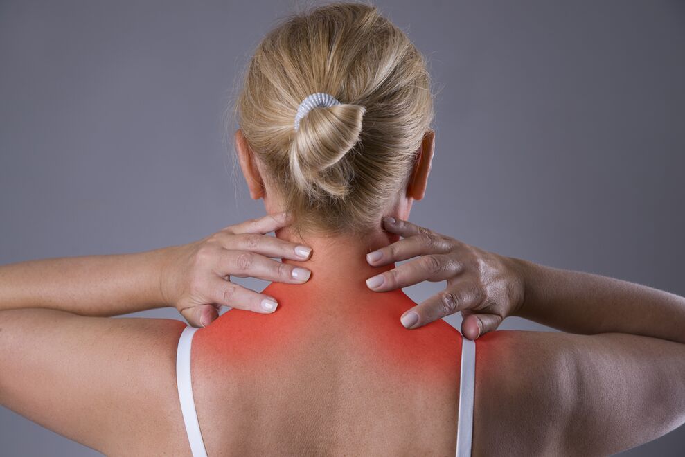 symptômes de l'ostéochondrose cervicale